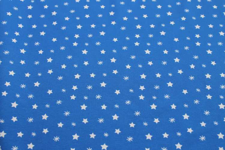 Hilco French Terry "X-mas-Trio" - blau Panel 115cm