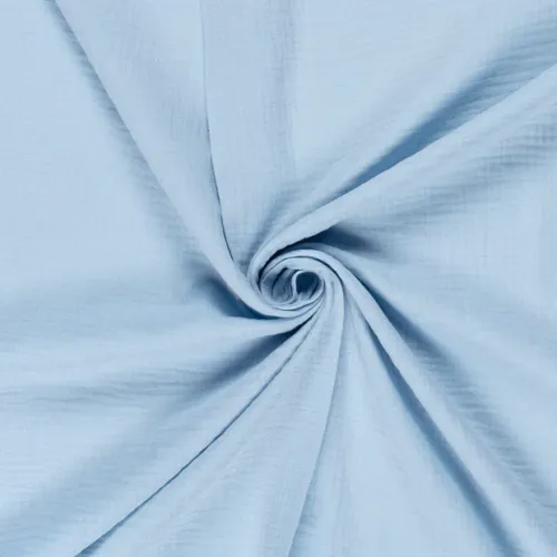 Musselin - hellblau
