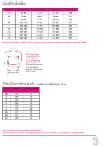 Basic-Pullover Herren von Fadenkäfer - Papierschnittmuster