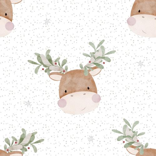 Elch Henri Weihnachten - Bio Jersey / Bio French Terry