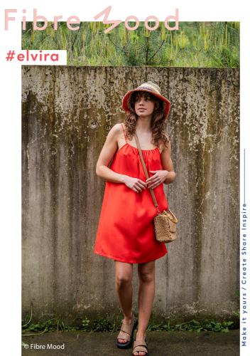 Fibre Mood 29 "Elvira" Viskose Stoff koralle - FM321072602