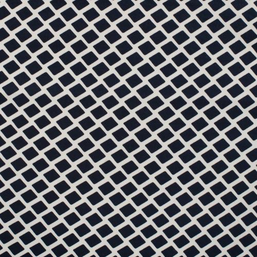 Baumwollstretch Marineblau Maritimes Muster