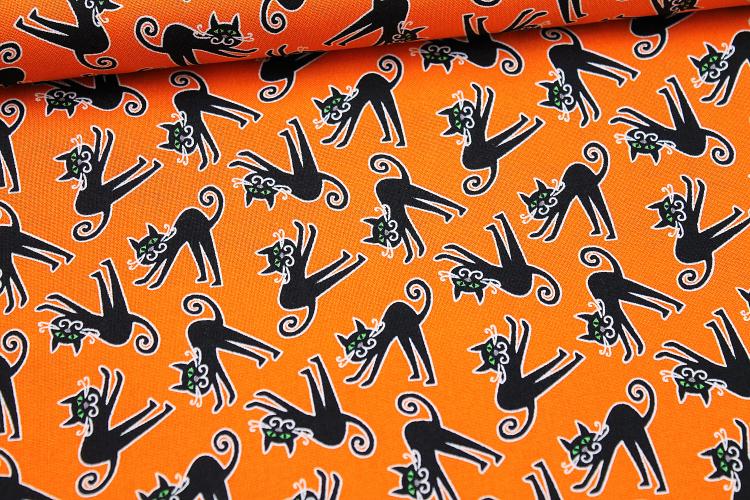 Patchworkbaumwolle „ Here we Glow“ by Delphine Cubitt – Katzen