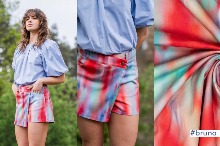 Fibre Mood 29 "Bruna" Baumwolle Denim - FM92345410 Hosenstoff