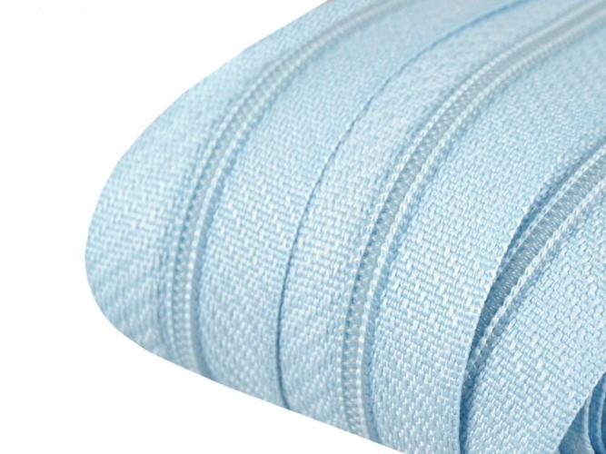 Endlosreißverschluss hellblau 3mm