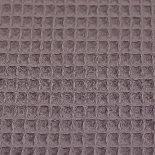 Waffelpiqué Nelson uni - mauve