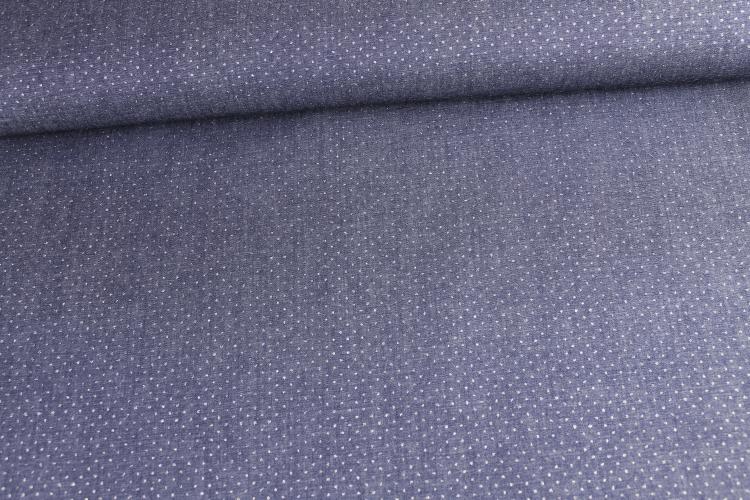 Jeansstoff mit Glitzerpunkten