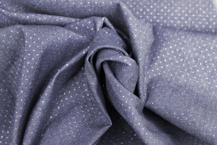 Jeansstoff mit Glitzerpunkten