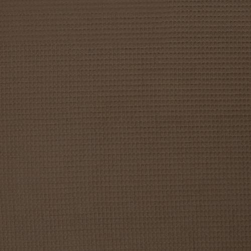 Waffelpiqué Nelson uni - taupe