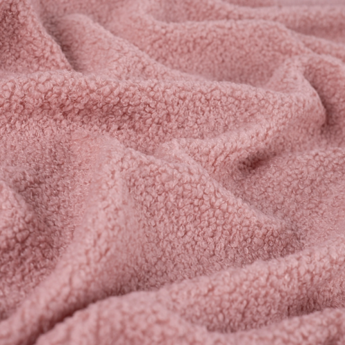 Teddy Bouclé - altrosa / rosa