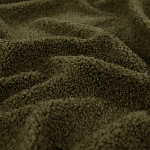 Teddy Bouclé - khaki / armeegrün