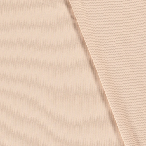 Rippjersey lachrosa blush - schmale Rippe