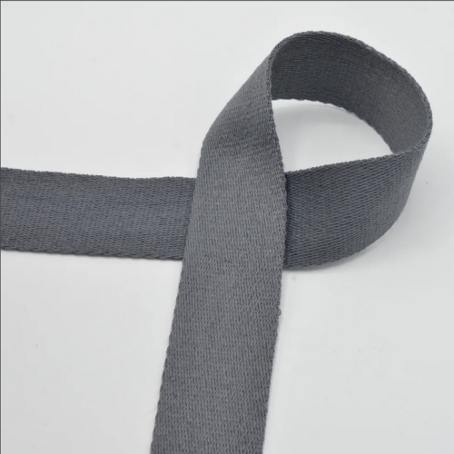 Weiches Gurtband  40mm - grau