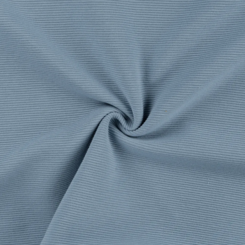Ottoman Rippjersey - hellblau