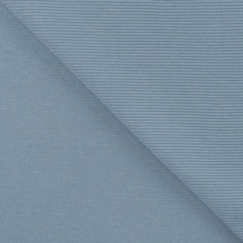 Ottoman Rippjersey - hellblau