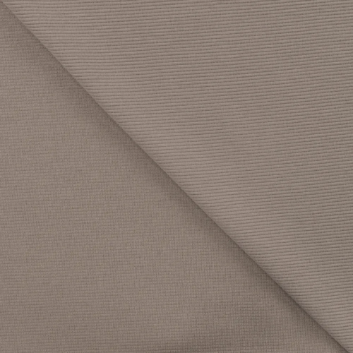 Ottoman Rippjersey - taupe
