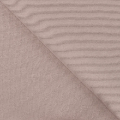 Ottoman Rippjersey - altrosa