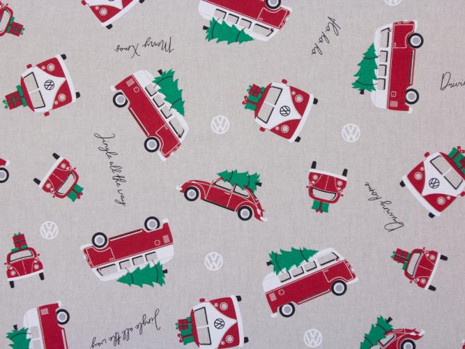 Canvas "VW Bulli" Weihnachtsbullis, Weihnachten Swafing