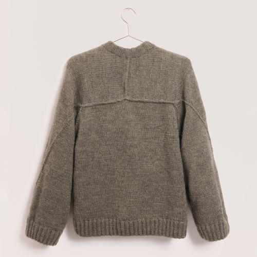 Rico Design Soft Alpaca Taupe 021 Cardigan hinten