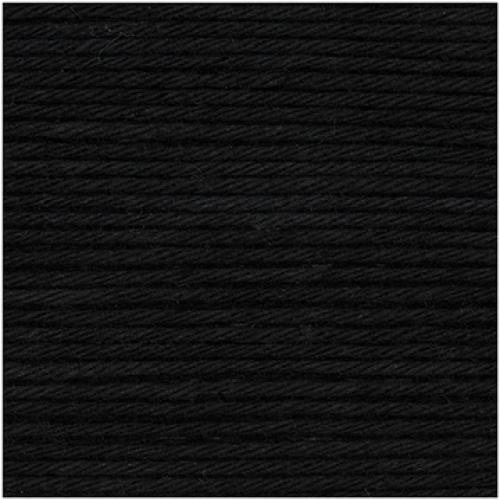 Ricorumi DK Häkelgarn Farbe 060 schwarz