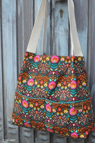 Bluencanvas Meterware Swafing Taschen nähen