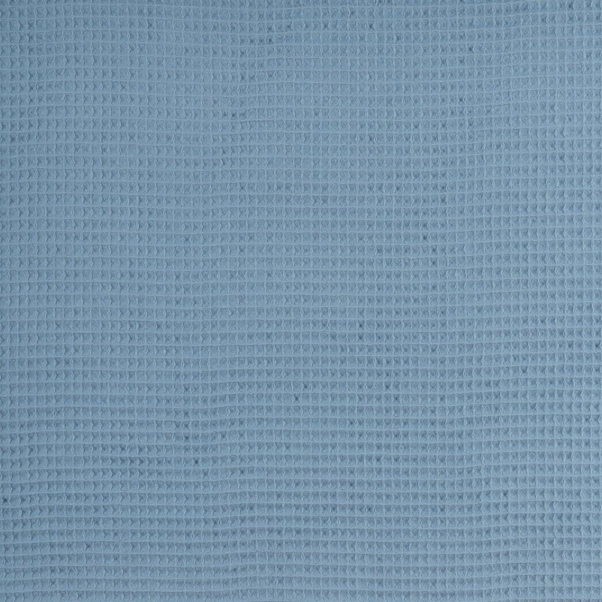 Waffelpiqué Nelson uni - rauchblau