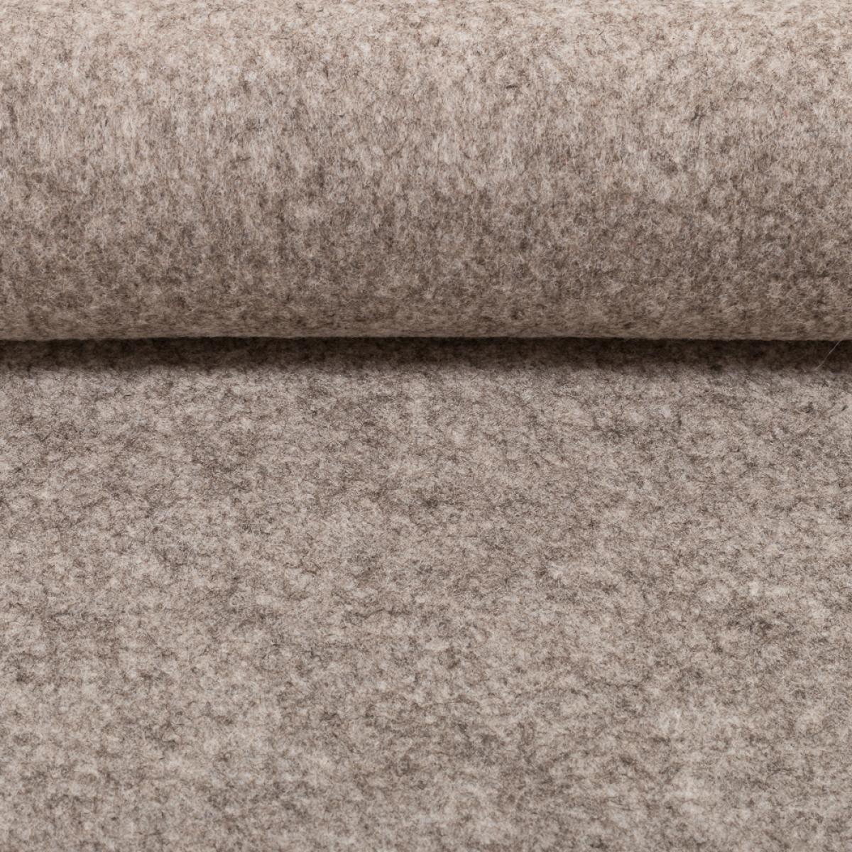 Filz "Bastian"  Swafing - Nähen und Basteln - mittelgrau meliert