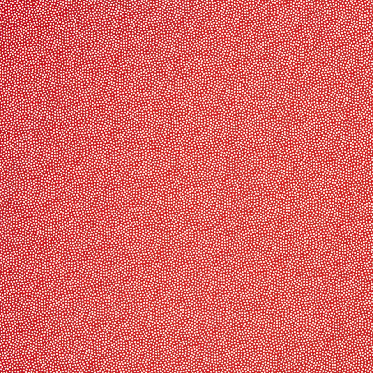 Stoff kleine Punkte rot Baumwolle Detail