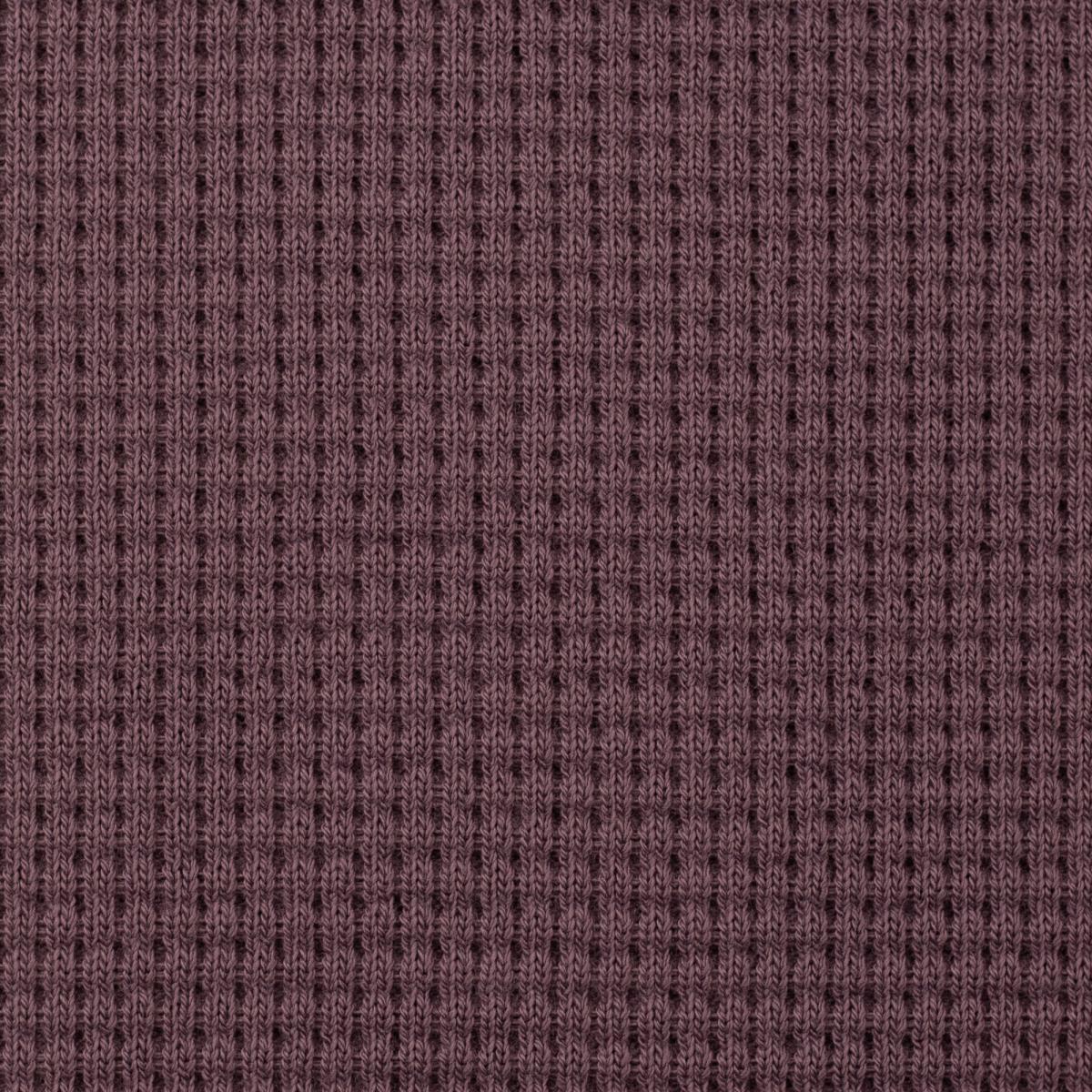 Waffelsweat Waffelstrick "Oslo" mauve