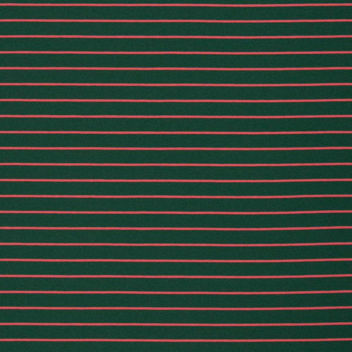 Baumwolljersey Streifen ISA petrol – Swafing Jersey Stoff mit modernem Streifenmuster