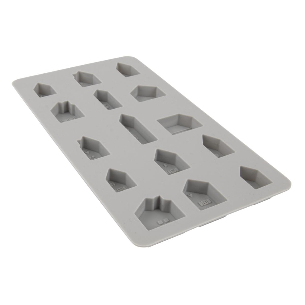 Silikon Gießform Mini-Häuser  Rayher