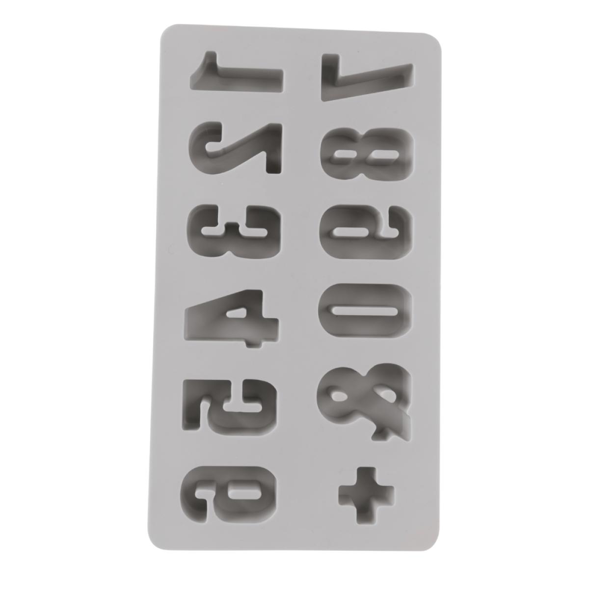 Silikon Gießform 0-9 Zahlen - Rayher