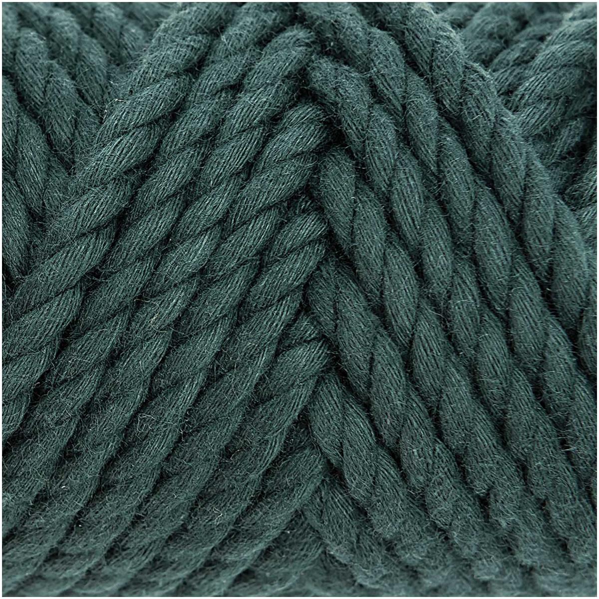 Rico Design Creative Cotton Cord Makramee-Garn 130g 25m - petrol