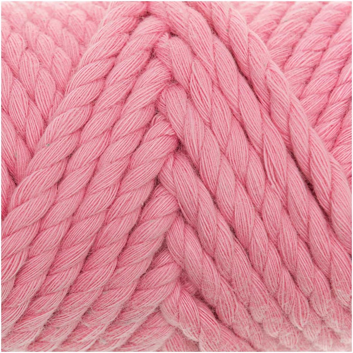 Rico Design Creative Cotton Cord Makramee-Garn 130g 25m - rosa