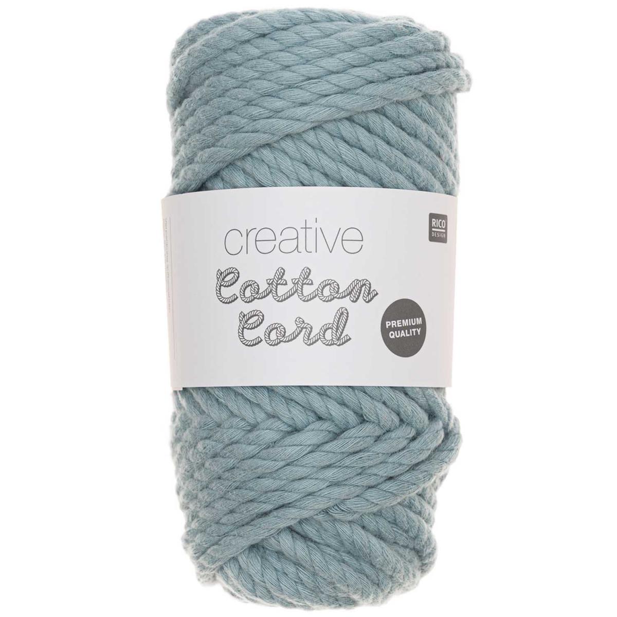 Rico Design Creative Cotton Cord Makramee-Garn 130g 25m - patina