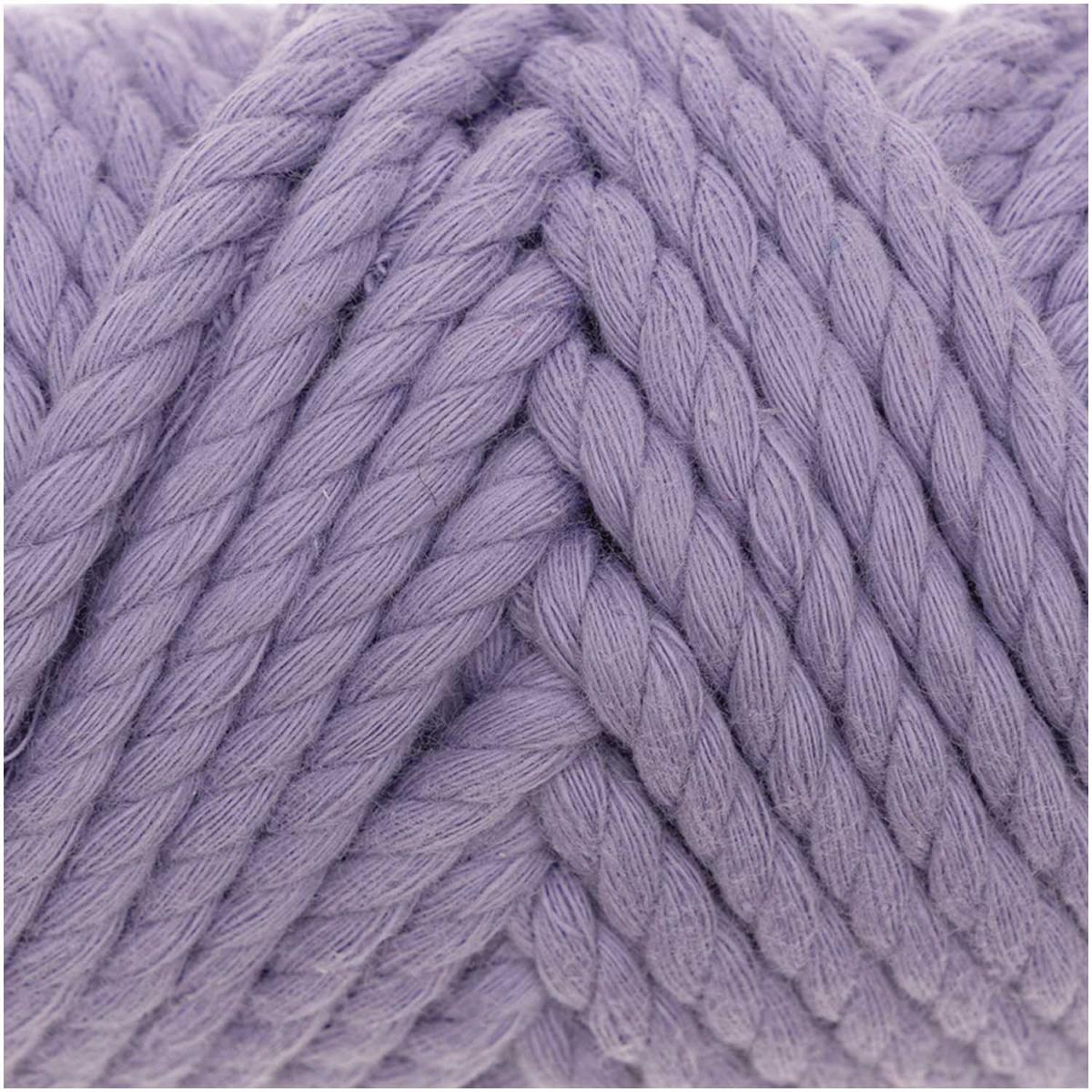 Rico Design Creative Cotton Cord Makramee-Garn 130g 25m - lila