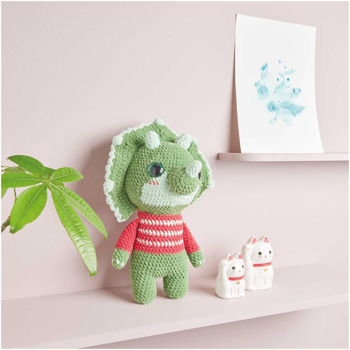 Gehäkelte Kuscheltiere aus Rico Chenillgarn