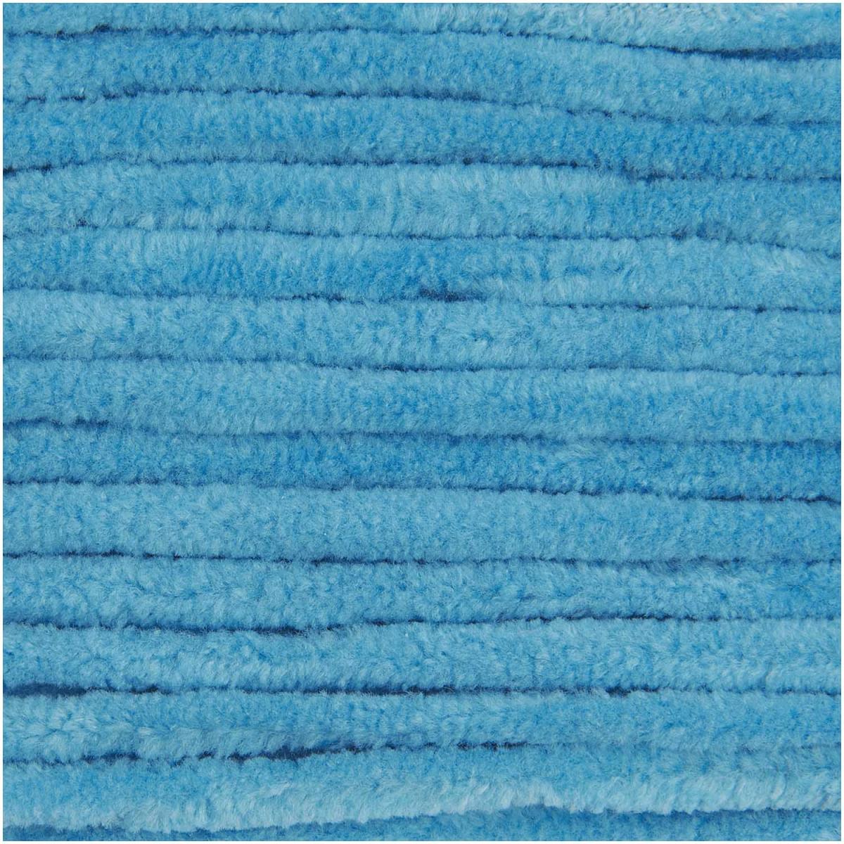 Rico Chenillove Chenillegarn neon blau