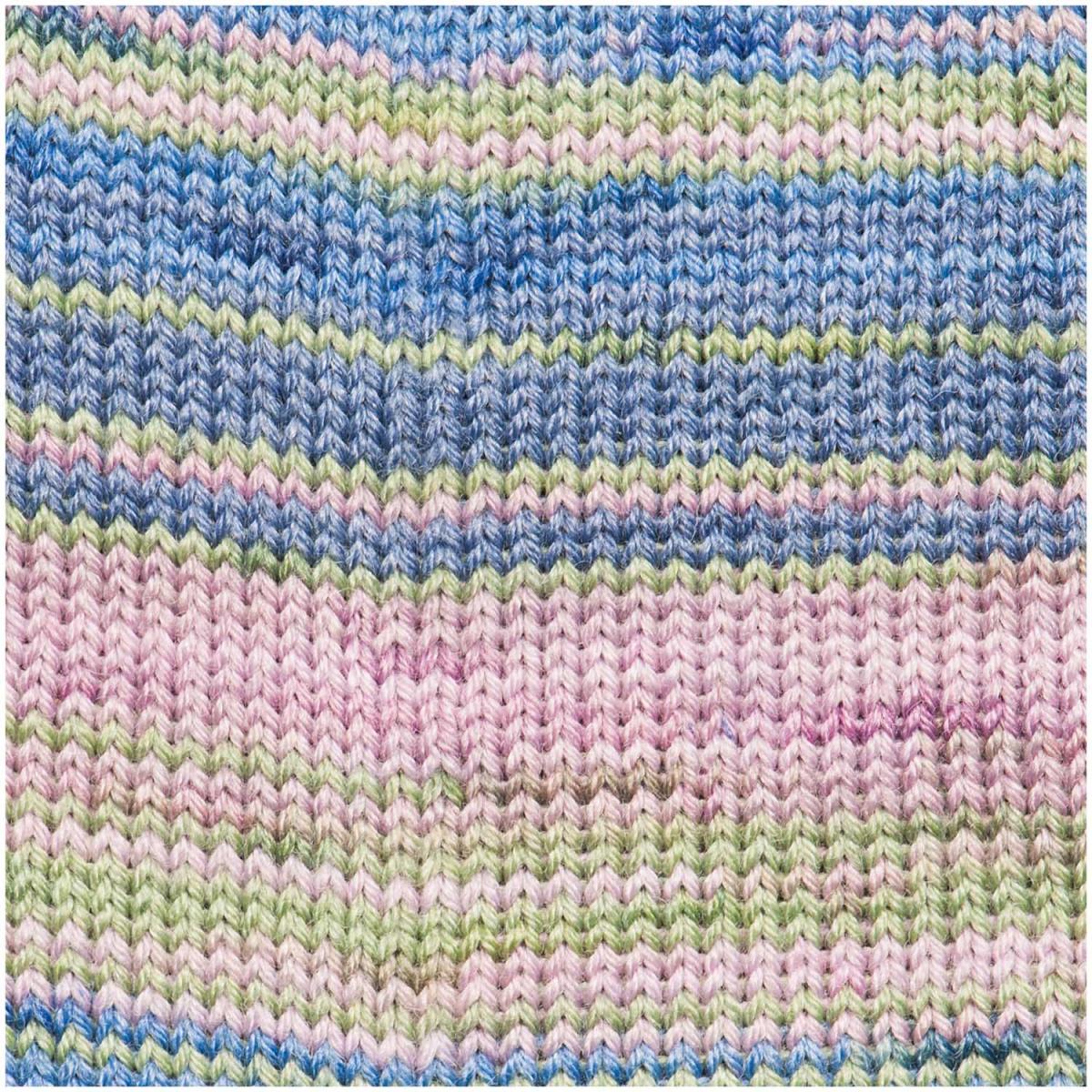 Sockenwolle Rico Design Superba Bamboo superwash 100g 420m Blau-Grün-Mix