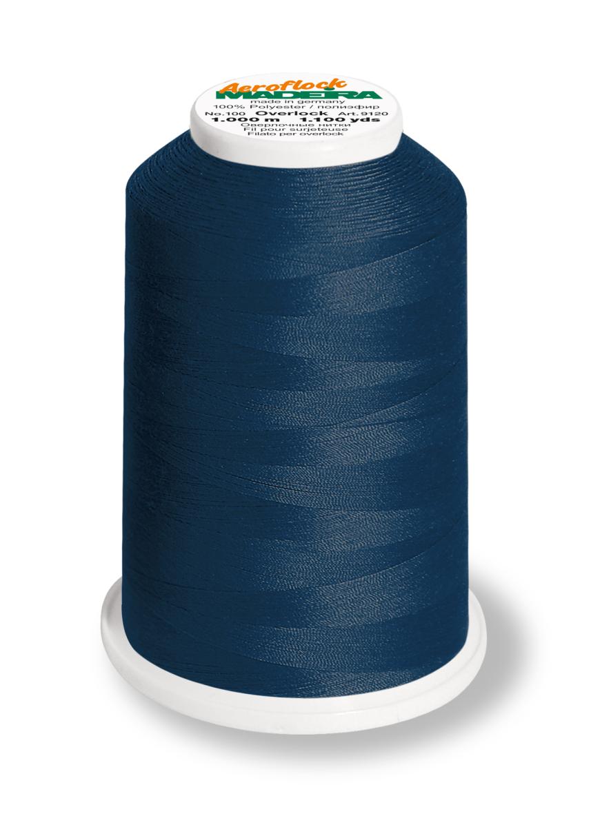 Madeira Aeroflock No 100  Bauschgarn  - navy blau 8420