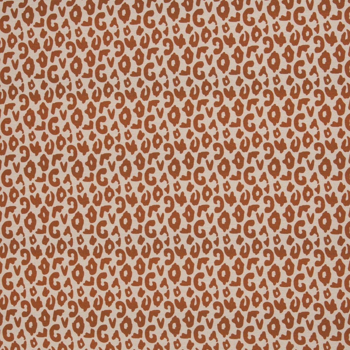 Baumwolljersey Leo Beige Braun – Designerstoff von Swafing & Cherry Picking