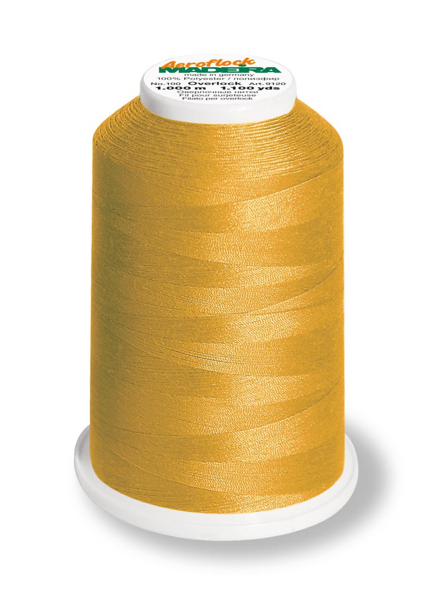 Madeira Aeroflock No 100  Bauschgarn  - gold 8700