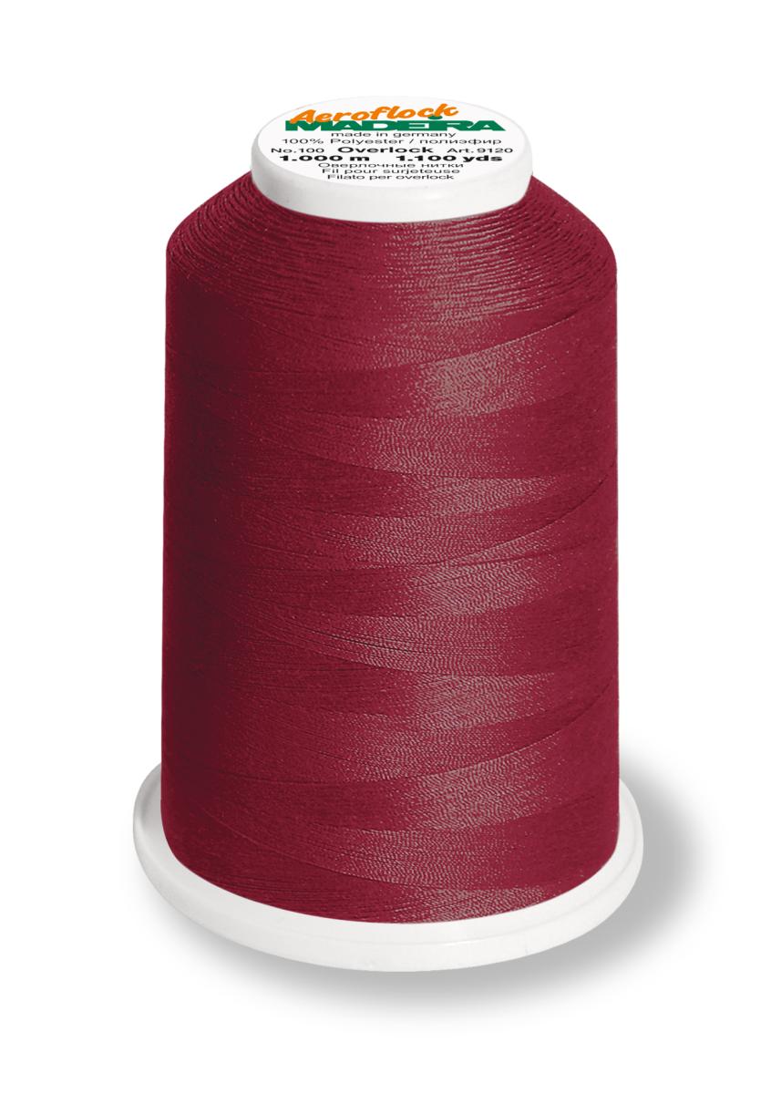 Madeira Aeroflock No 100  Bauschgarn  - burgundy 8785