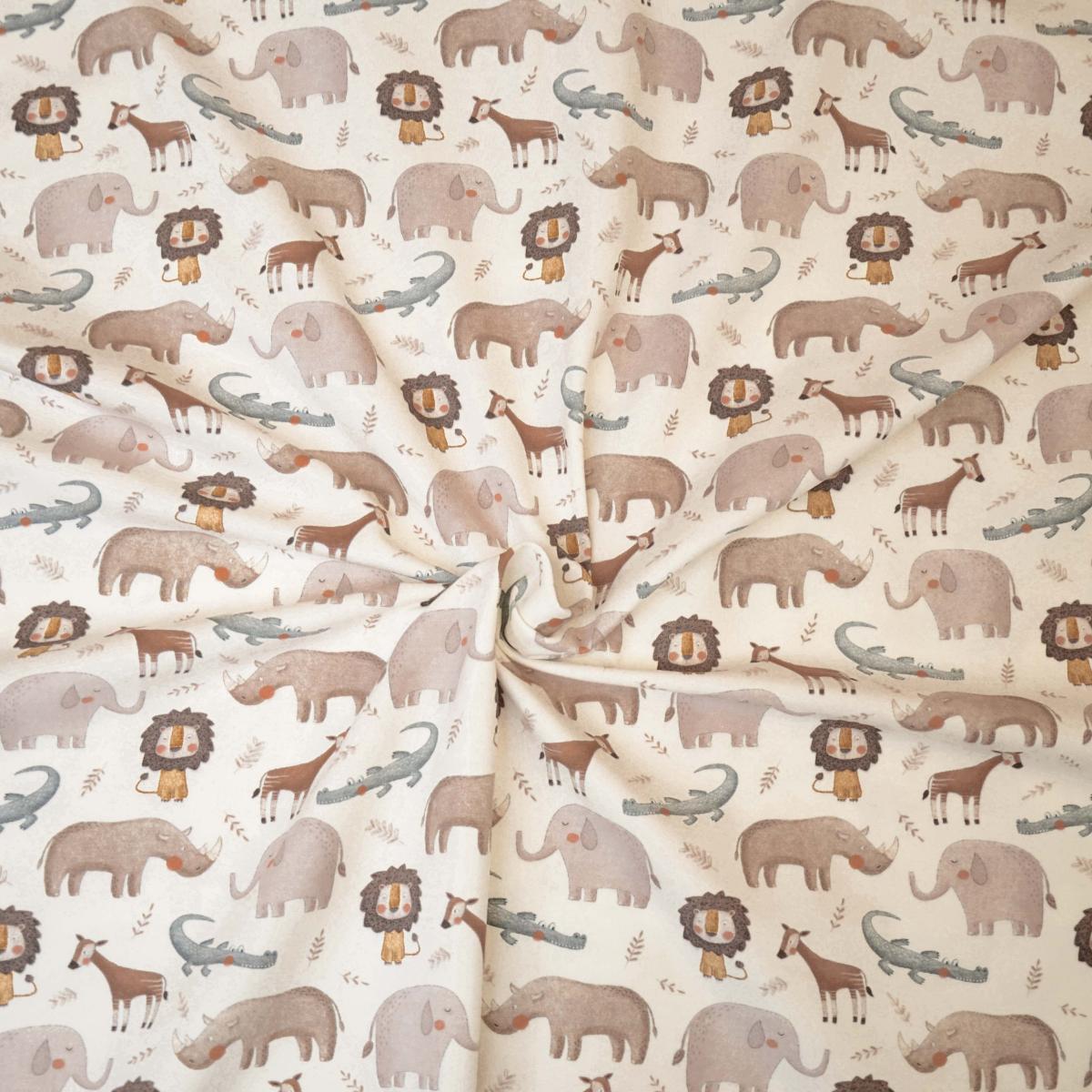 Hilco Jersey "I like Africa" Nashörner, Zebras, Krokodile und Flamingos