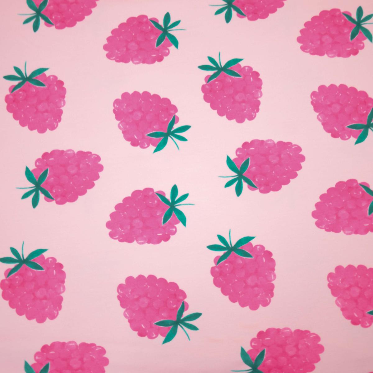 Hilco French Terry "Frutta" Himbeeren