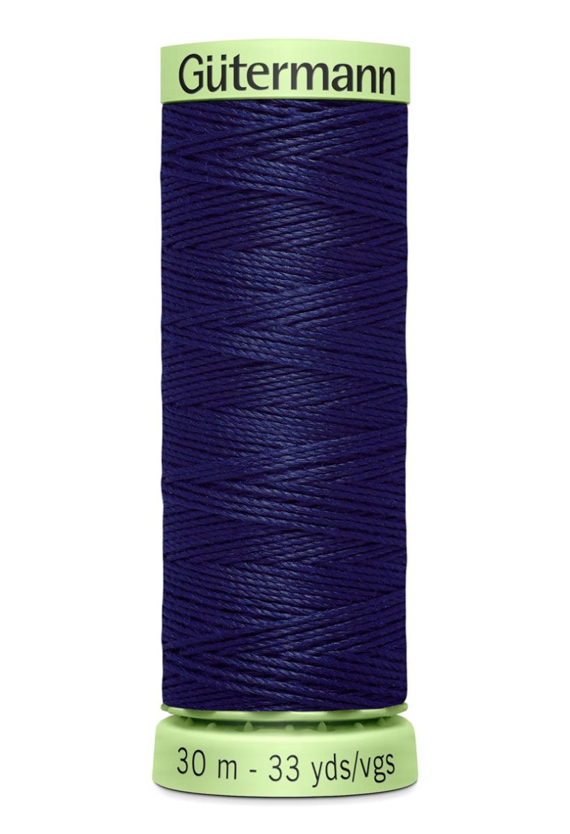 Gütermann Knopflochgarn Zierstichfaden 30m marine - Farbe 310