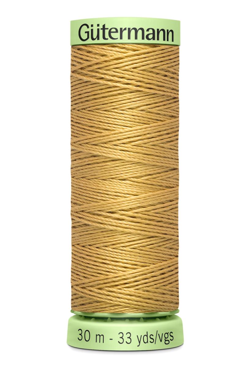 Gütermann Knopflochgarn Zierstichfaden 30m gold - Farbe 893