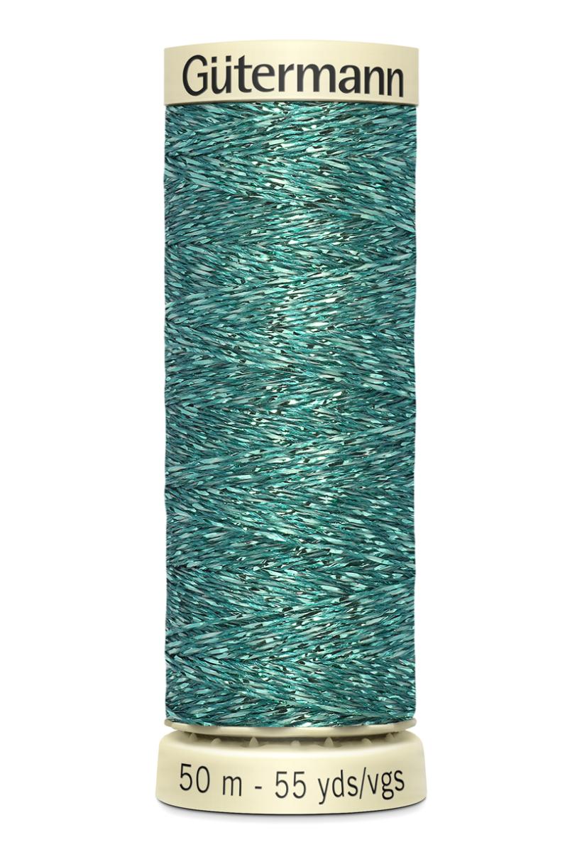 Gütermann Metallic Garn grün 50m - Farbe 235