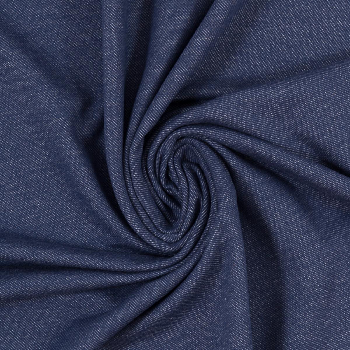Jeansjersey Austin - Swafing - dunkelblau meliert