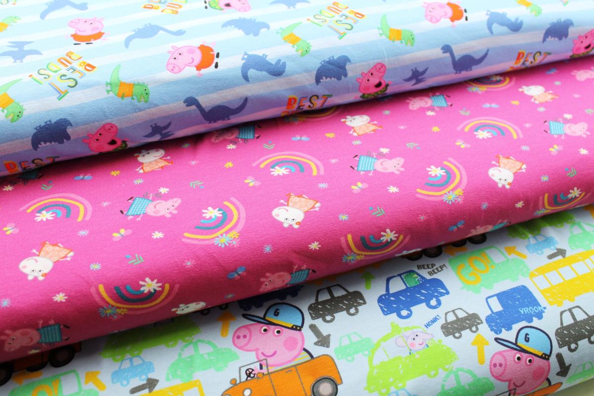 Jersey „Peppa Pig“  Autos – blau/grün